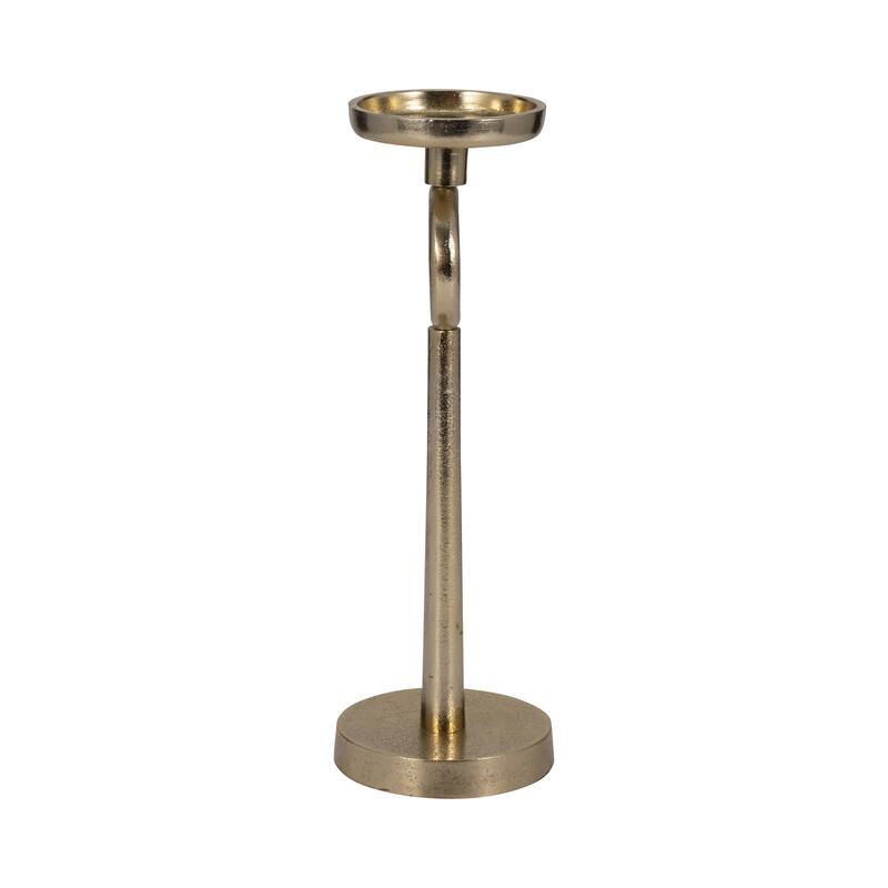Sagebrook Home Simple Black Modern Iron Candle Holder