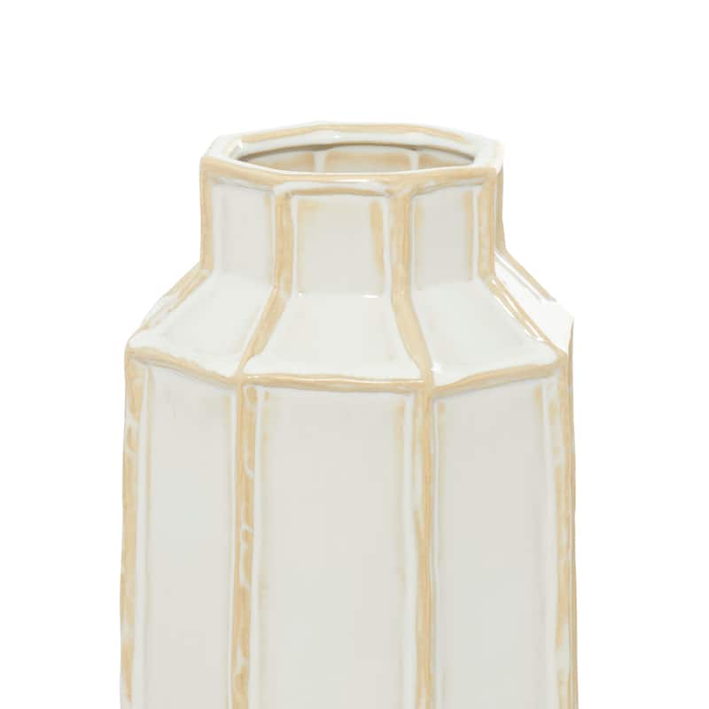 White Ceramic Handmade Vase