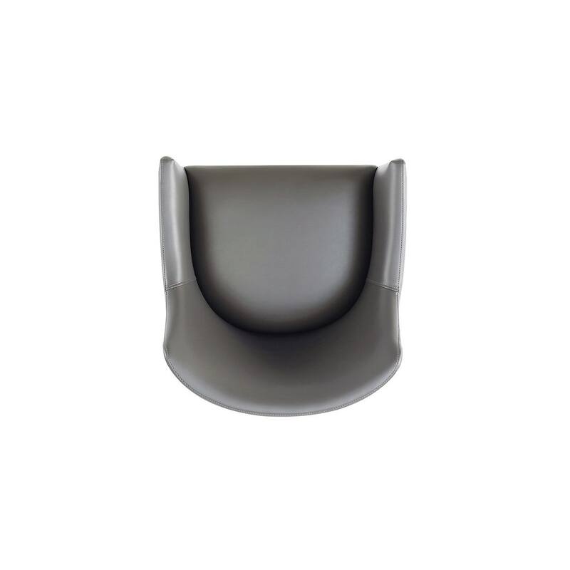 Manhattan Comfort Gansevoort Modern Faux Leather Dining Armchair