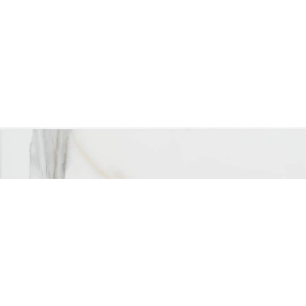 Chronos 2x13 Gold Matte Ceramic Bullnose Tile Trim - 2 x 13 - 1 Piece