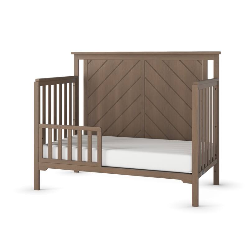 Forever Eclectic Hampton Flat Top 4-in-1 Convertible Baby Crib