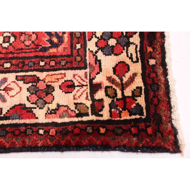 ECARPETGALLERY Hand-knotted Andelz Dark Navy Wool Rug - 3'7 x 10'7