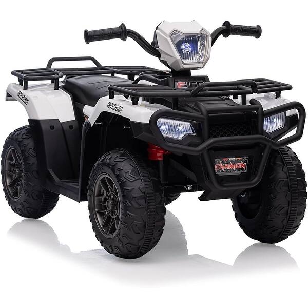 slide 2 of 30, 12V Kids Ride On Electric ATV White