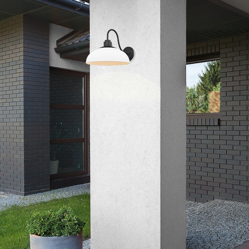 Levitt 13.63" Wide 1-Light Natural Black Outdoor Wall Light