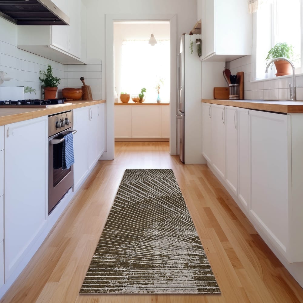 Premium Washable Super Soft Modern Starburst Mayfield Rug