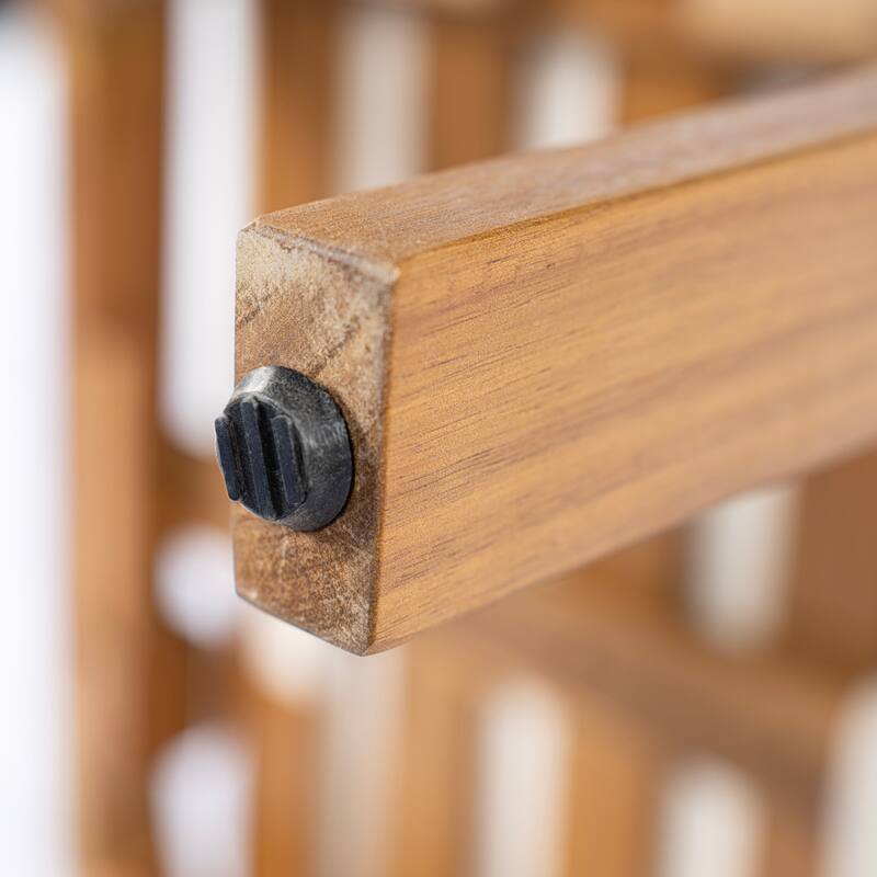 Christopher Knight Home - 7-Piece Outdoor Acacia Wood Dining Set with Sculpted Back Chairs & 71" Expandable Dining Table