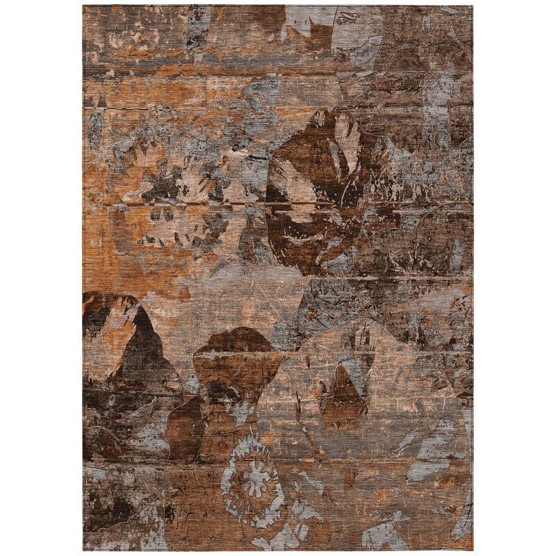 Rane Botanic Elegance Weather Resistant Timeless Fusion Outdoor Rug
