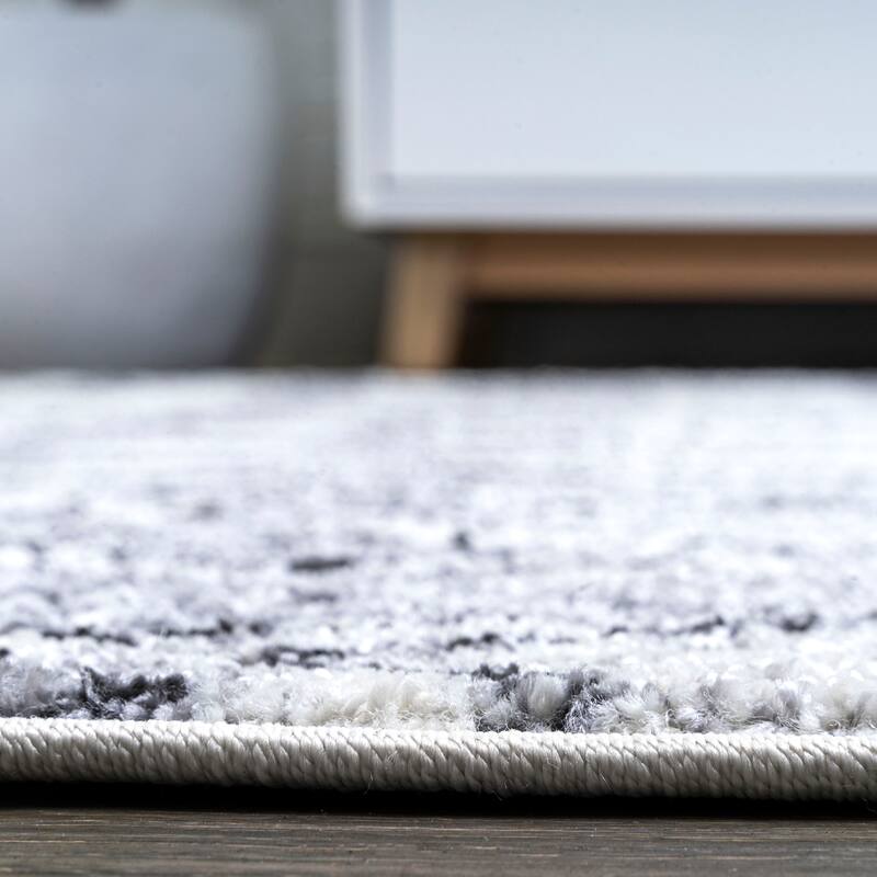JONATHAN Y Iften Moroccan Geometric Distressed Area Rug