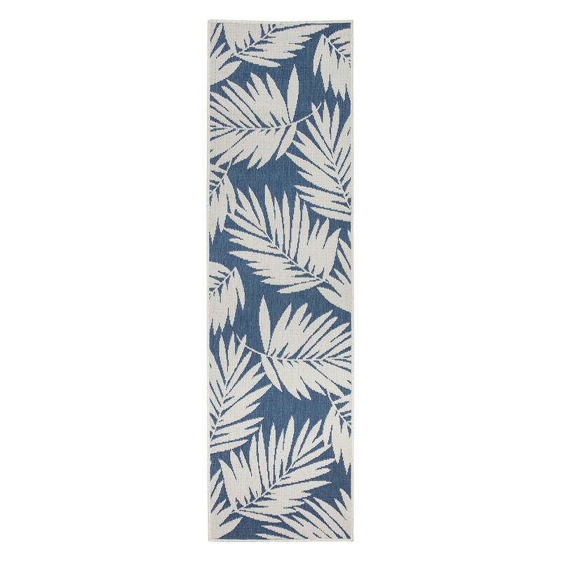 World Rug Gallery Floral Nature Inspired Indoor/Outdoor Area Rug