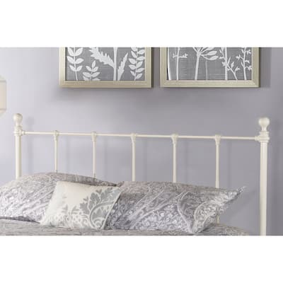 Hillsdale Molly Metal Headboard, White