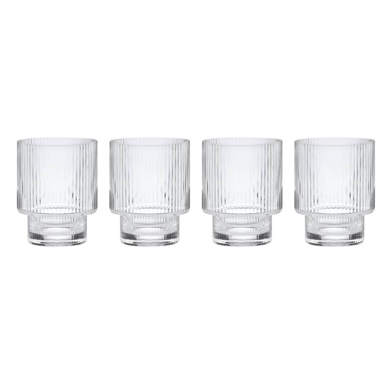 Lenox Modulus Tumblers, Set of 4 - 11.5oz Set of 4 - Clear