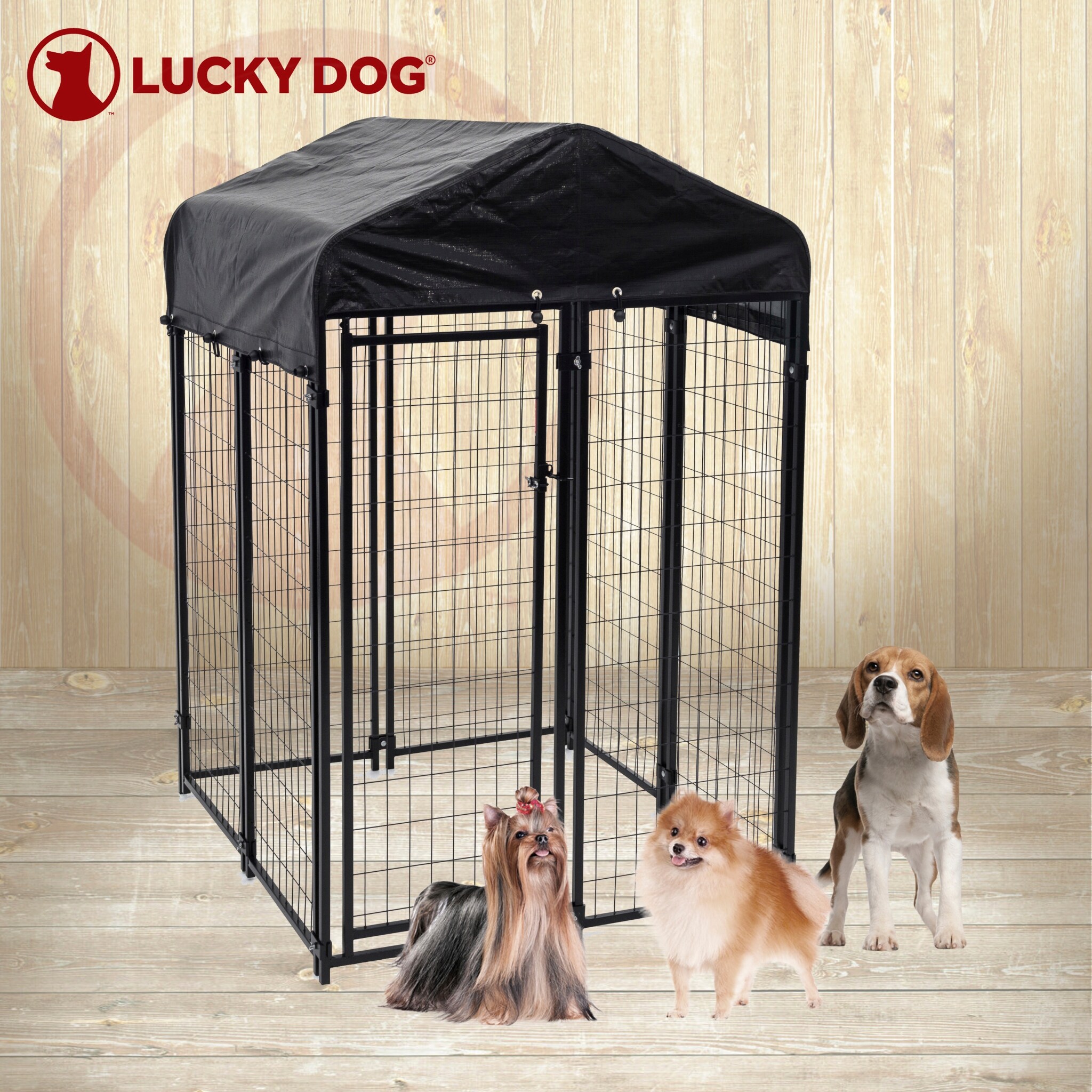 Welded wire hotsell dog kennels