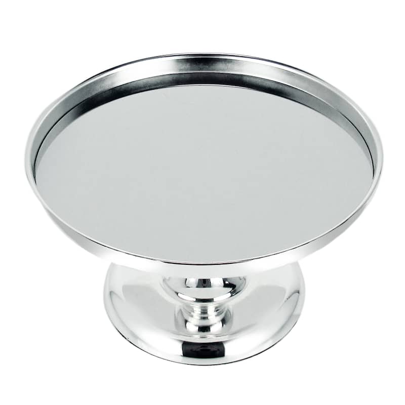 Silver Classic Round Cake Stand Dessert Display