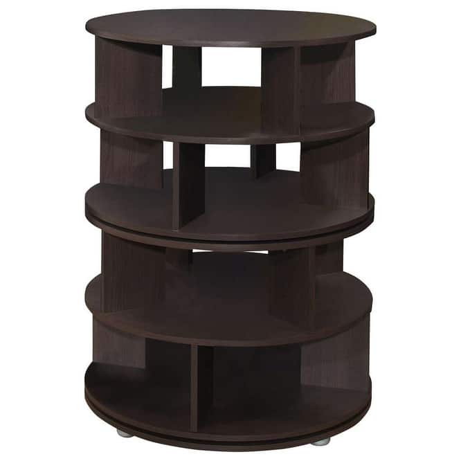 Revolving Shoe Rack Storage Organizer (Chocolate)