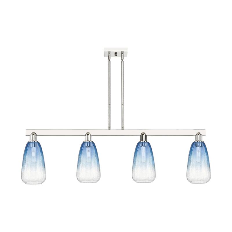 Innovations Lighting Urban Downtown - Brookhaven Almond - 4 Light 48" Stem Hung Island Light