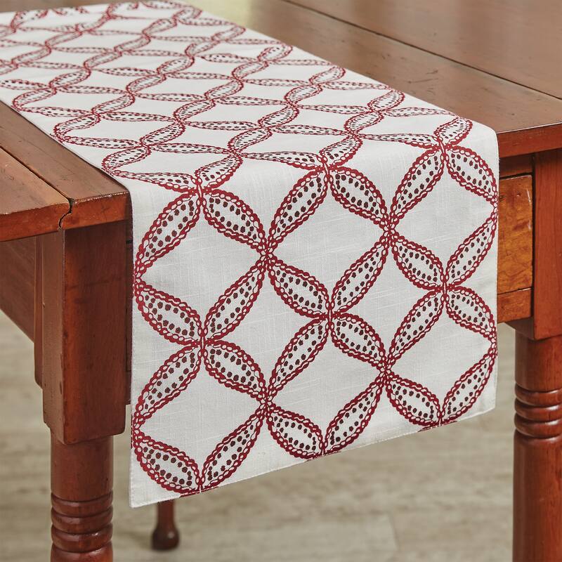 Park Designs Filagree Fret Table Runner 13X36 - 13" X 36"