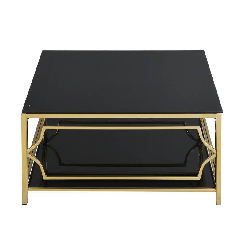 Coffee Table Round Room Table, Stainless Steel Irregular Leg Tempered Glass Top
