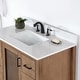 preview thumbnail 59 of 177, Altair Hadiya Bathroom Vanity with Composite Stone Countertop without Mirror