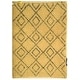 preview thumbnail 3 of 3, SAFAVIEH Hand-knotted Moroccan Ivory Wool Rug 3' x 5' - Ivory/Blue - Rectangle