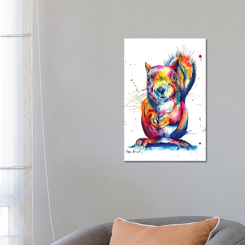 iCanvas "Squirrel" by Weekday Best Canvas Print - 26x18x1.5