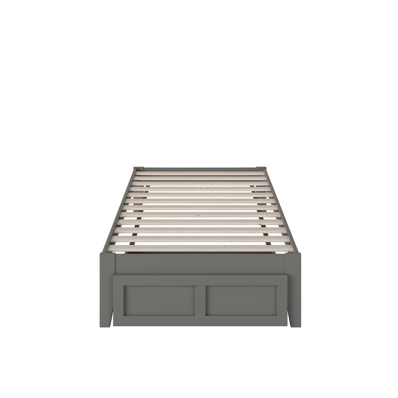 AFI Colorado Platform Bed with Foot Drawer and Charging Station