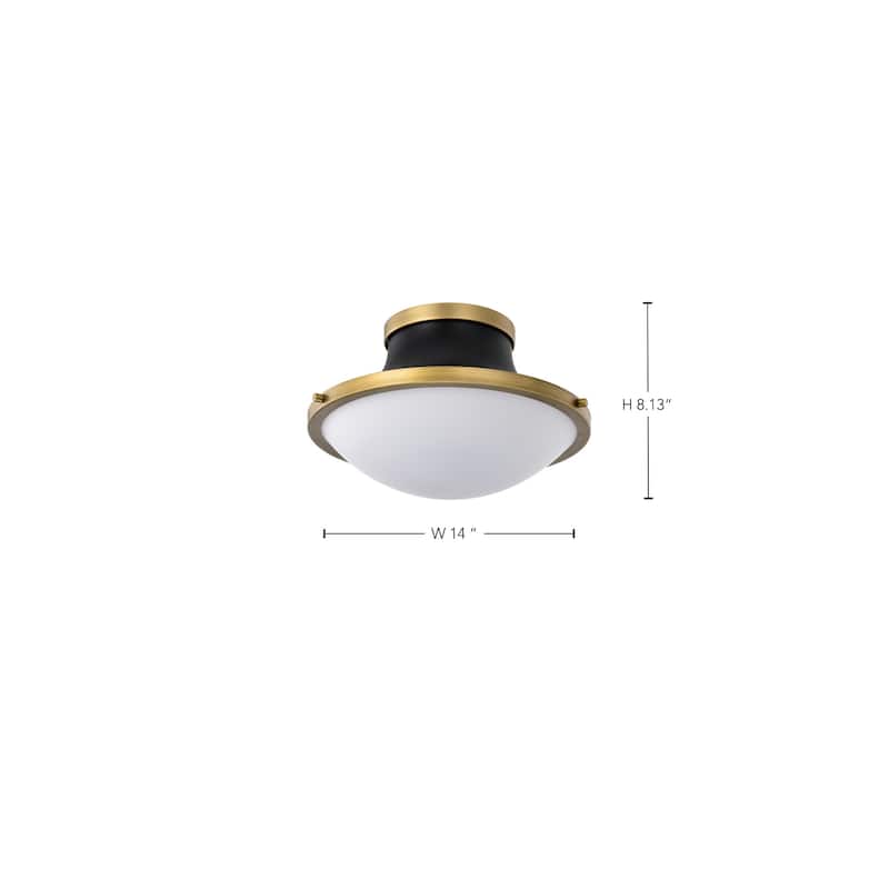 Nuvo Lighting 60/7905 Lafayette 14" Wide Flush Mount Bowl Ceiling