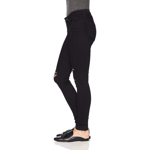levi's 535 super skinny jeans black