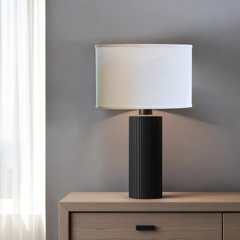 HomeRoots White No Slub Innsbruck Oval Lamp Shade - 12" L x 18" W x 11" H