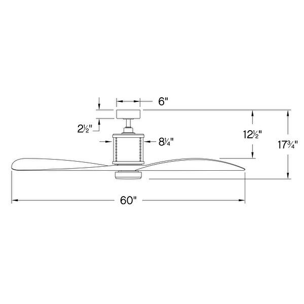 Hinkley Merrick Ceiling Fan - 60"