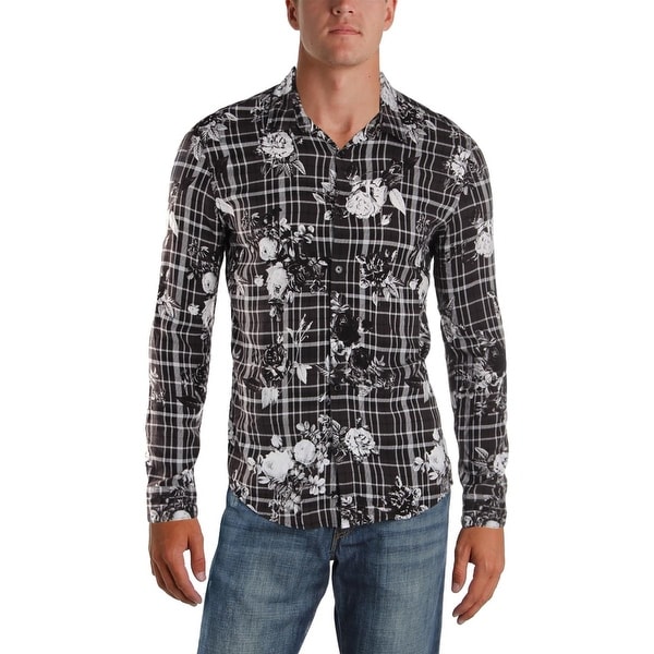 guess button down shirt