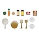 preview thumbnail 15 of 16, Teamson Kids Wooden Pretend Play Kitchen with Sink, Oven, Modular Fridge, and 14 Pcs Accessories for Age 3-5 Toddlers