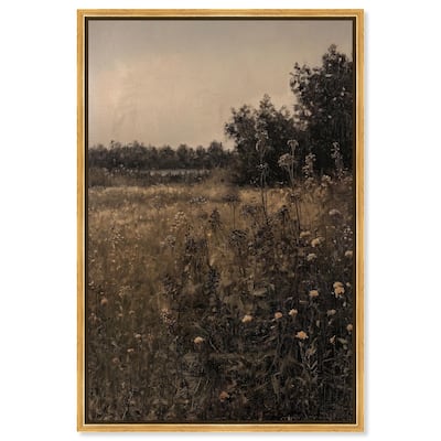Vintage Meadow Canvas by Art Remedy