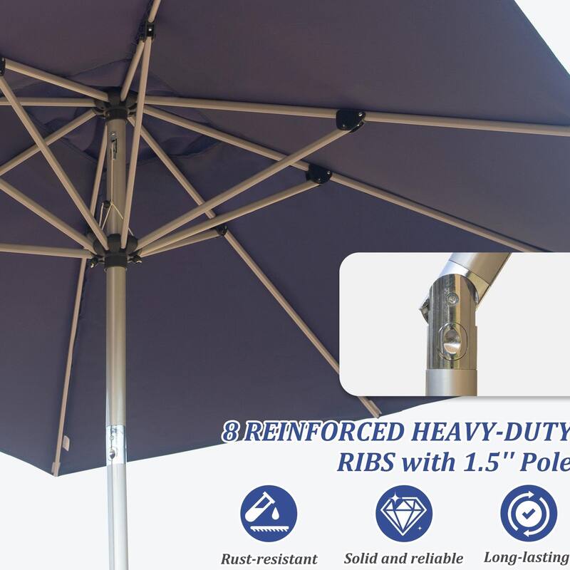 Aluminum Frame Patio Umbrella - Easy Tilt