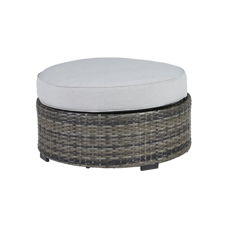 Signature Design by Ashley Harbor Court Ottoman with Cushion - 32"W x 32"D x 20"H