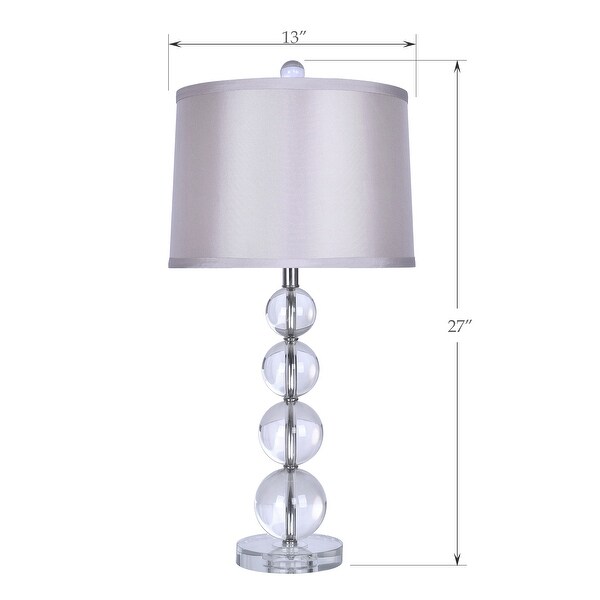 grandview gallery crystal table lamps