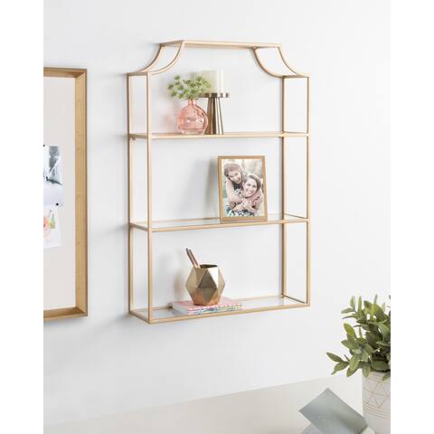 Kate and Laurel Ciel 4-tier Wall Shelf - 20x30