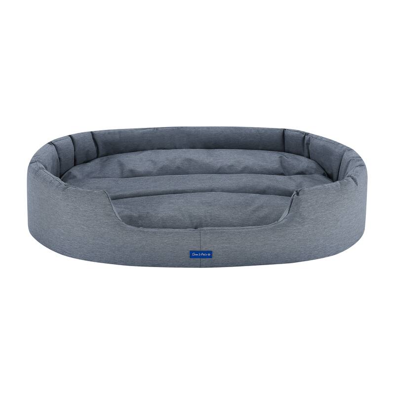 Sam's Pets Missy® Round Dog Bed - Large - Navy Blue