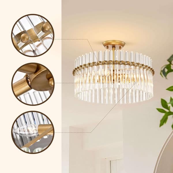 Golden Lighting Holden 4-Light Black Modern/Contemporary Chandelier