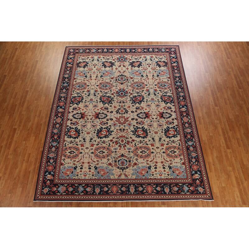 Sultanabad Ziegler Turkish Oriental Area Rug Hand-knotted Wool Carpet - 9'9" x 13'0"