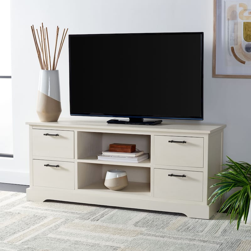 SAFAVIEH Filbert 4-Drawer TV Media Stand (50-inch Flat Screen TV) - 47" W x 16" D x 20" H