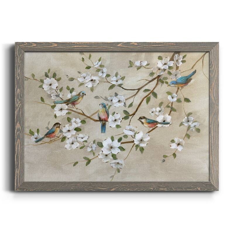 Birds of a Feather-Premium Framed Canvas - Ready to Hang