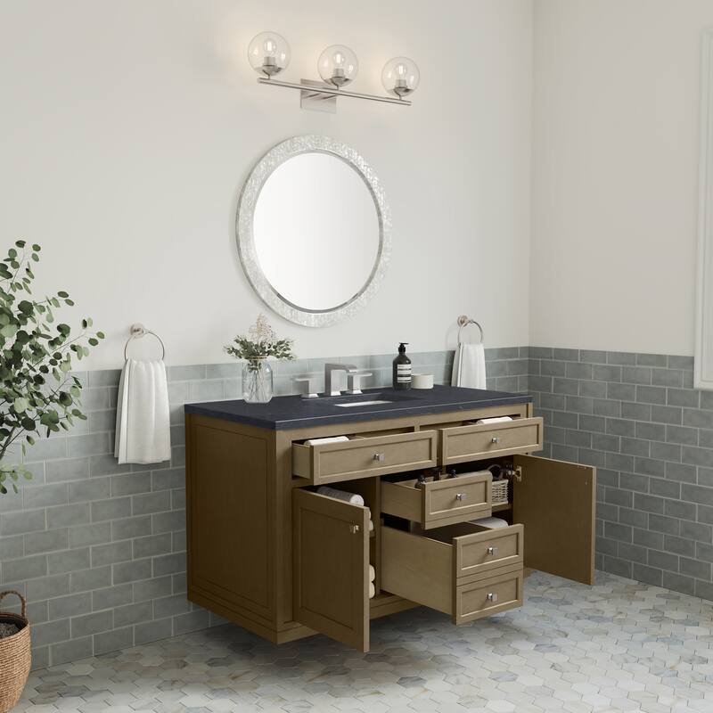 Chicago 48" Single Vanity, Walnut Whisper