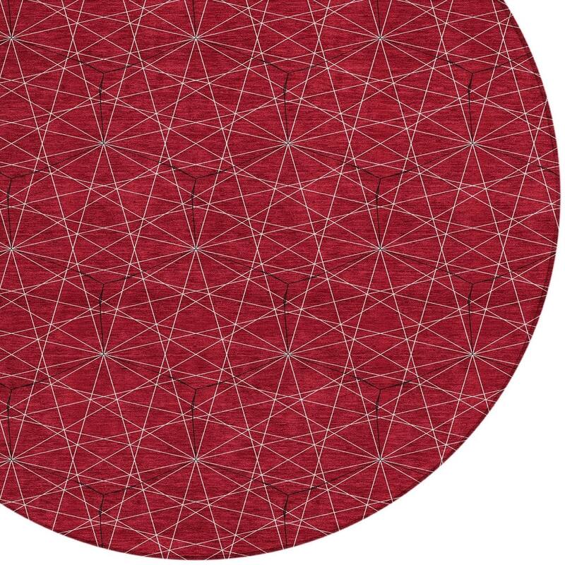 HomeRoots Geometric Transitional Rectangle Outdoor Rug