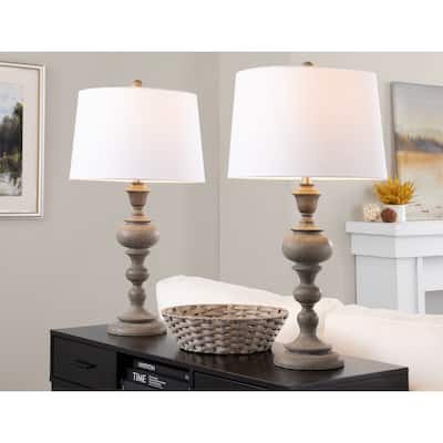 Morocco 30.25" Distressed Table Lamps (Set of 2)