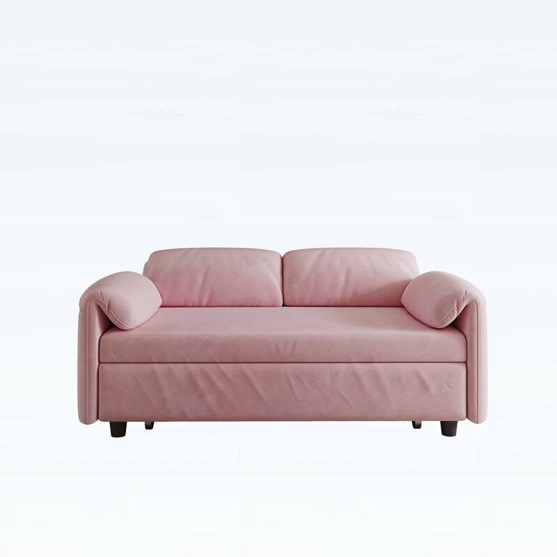 Sofa Centric Design: 54-Inch Sofa Bed with Dual Purpose - A Stylish Retractable Bed for Your Living Room