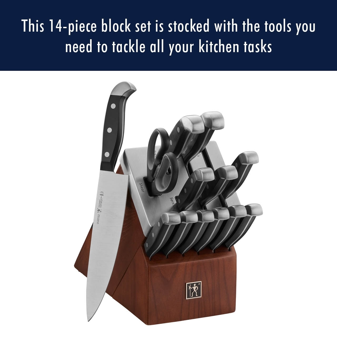 Henckels Diamond 13-Piece Self-Sharpening Knife Block Set