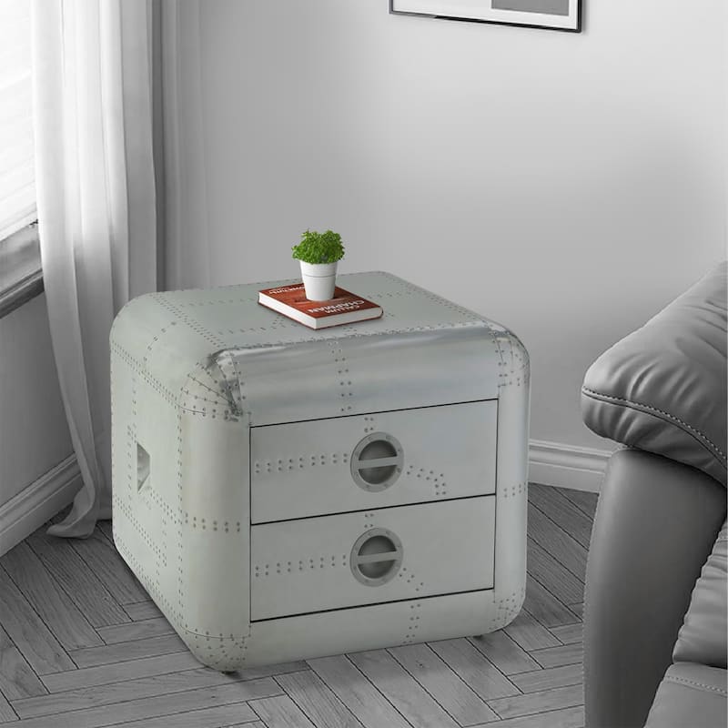 Brancaster End Table, Aluminum