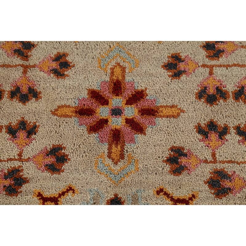 Kazak Indian Runner Rug Handmade Wool Carpet - 2'7"x 9'6"