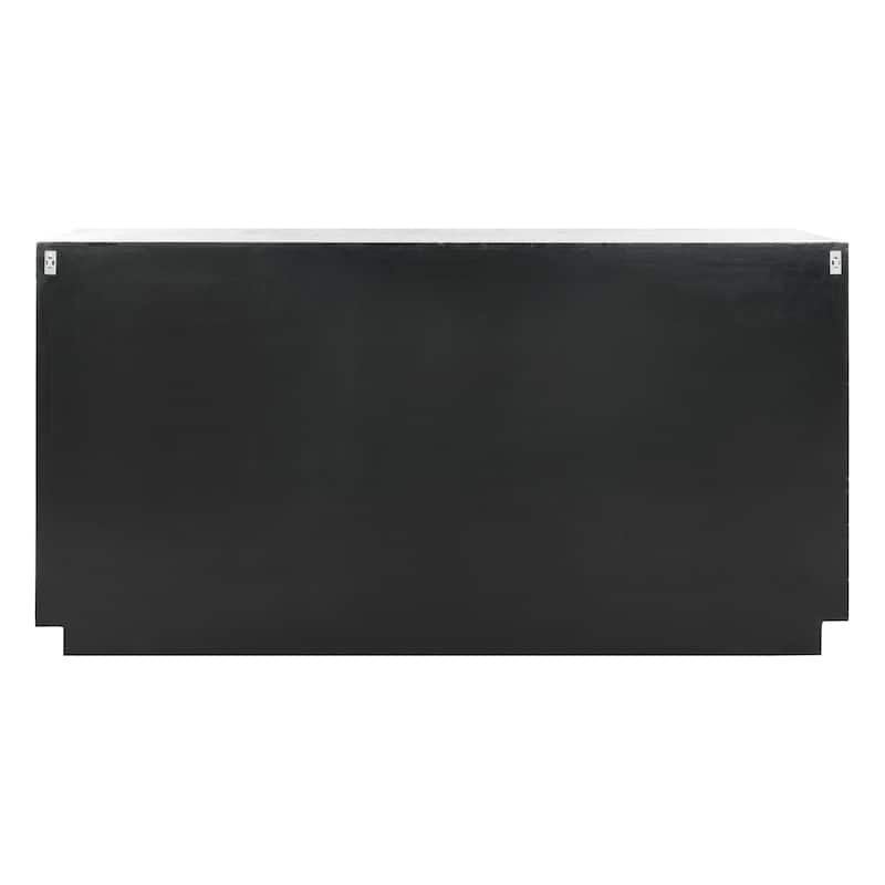 SAFAVIEH Home Sylas Sunburst 3-Door Sideboard - 60"W x 18"D x 32"H