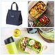 preview thumbnail 7 of 7, Insulated Lunch Bags, 8"x5"x9" Thermal Lunch Portable Containers Bag